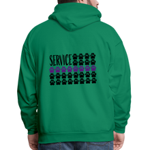 Load image into Gallery viewer, K9s Lead the Way - Service - Men&#39;s Hoodie - kelly green
