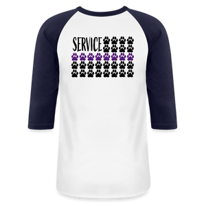 K9s Lead the Way - Service - Baseball T-Shirt - white/navy