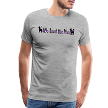 Load image into Gallery viewer, K9s Lead the Way - Service - Men&#39;s Premium T-Shirt - heather gray
