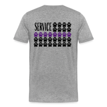 Load image into Gallery viewer, K9s Lead the Way - Service - Men&#39;s Premium T-Shirt - heather gray
