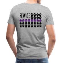 Load image into Gallery viewer, K9s Lead the Way - Service - Men&#39;s Premium T-Shirt - heather gray
