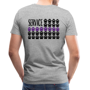 K9s Lead the Way - Service - Men's Premium T-Shirt - heather gray