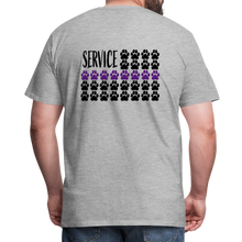 Load image into Gallery viewer, K9s Lead the Way - Service - Men&#39;s Premium T-Shirt - heather gray
