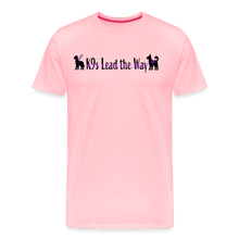 Load image into Gallery viewer, K9s Lead the Way - Service - Men&#39;s Premium T-Shirt - pink
