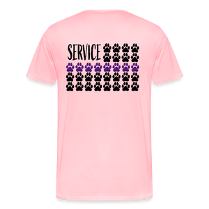 K9s Lead the Way - Service - Men's Premium T-Shirt - pink