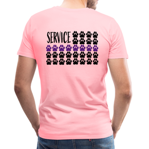 K9s Lead the Way - Service - Men's Premium T-Shirt - pink