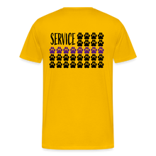 Load image into Gallery viewer, K9s Lead the Way - Service - Men&#39;s Premium T-Shirt - sun yellow
