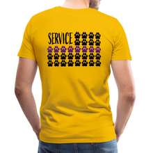 Load image into Gallery viewer, K9s Lead the Way - Service - Men&#39;s Premium T-Shirt - sun yellow
