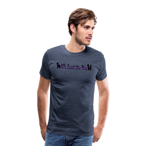 K9s Lead the Way - Service - Men's Premium T-Shirt - heather blue