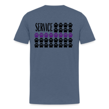 Load image into Gallery viewer, K9s Lead the Way - Service - Men&#39;s Premium T-Shirt - heather blue
