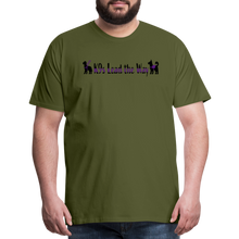 Load image into Gallery viewer, K9s Lead the Way - Service - Men&#39;s Premium T-Shirt - olive green
