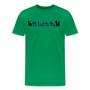 K9s Lead the Way - Service - Men's Premium T-Shirt - kelly green