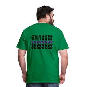 K9s Lead the Way - Service - Men's Premium T-Shirt - kelly green