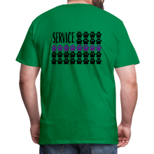 Load image into Gallery viewer, K9s Lead the Way - Service - Men&#39;s Premium T-Shirt - kelly green
