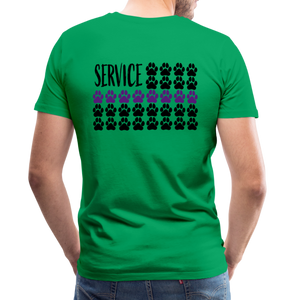 K9s Lead the Way - Service - Men's Premium T-Shirt - kelly green