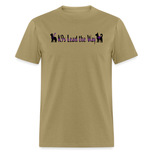 K9s Lead the Way - Service - Unisex Classic T-Shirt - khaki