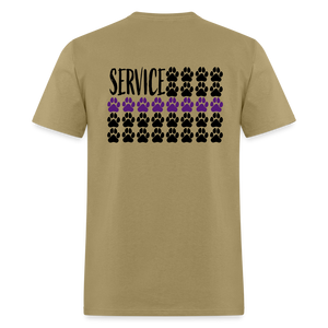 K9s Lead the Way - Service - Unisex Classic T-Shirt - khaki