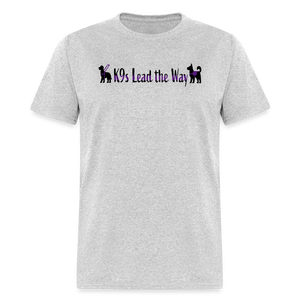 K9s Lead the Way - Service - Unisex Classic T-Shirt - heather gray