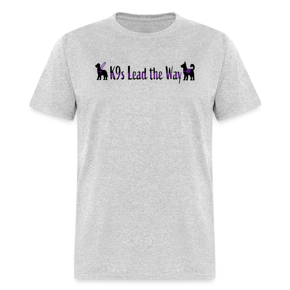 K9s Lead the Way - Service - Unisex Classic T-Shirt - heather gray