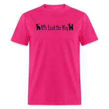 Load image into Gallery viewer, K9s Lead the Way - Service - Unisex Classic T-Shirt - fuchsia
