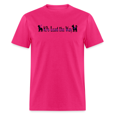 K9s Lead the Way - Service - Unisex Classic T-Shirt - fuchsia