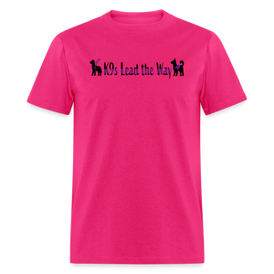 K9s Lead the Way - Service - Unisex Classic T-Shirt - fuchsia