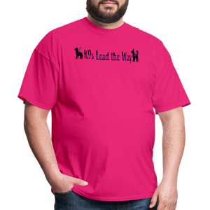 K9s Lead the Way - Service - Unisex Classic T-Shirt - fuchsia