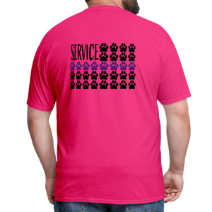 K9s Lead the Way - Service - Unisex Classic T-Shirt - fuchsia