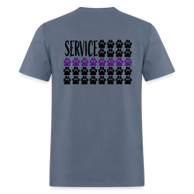 Load image into Gallery viewer, K9s Lead the Way - Service - Unisex Classic T-Shirt - denim
