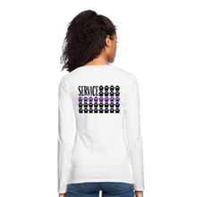 Load image into Gallery viewer, K9s Lead the Way - Service - Women&#39;s Premium Long Sleeve T-Shirt - white
