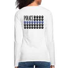 Load image into Gallery viewer, K9s Lead the Way - Police - Women&#39;s Premium Long Sleeve T-Shirt - white
