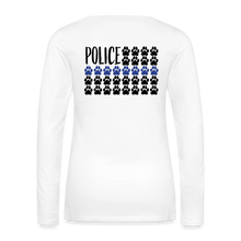 Load image into Gallery viewer, K9s Lead the Way - Police - Women&#39;s Premium Long Sleeve T-Shirt - white
