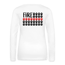 Load image into Gallery viewer, K9s Lead the Way - Fire - Women&#39;s Premium Long Sleeve T-Shirt - white
