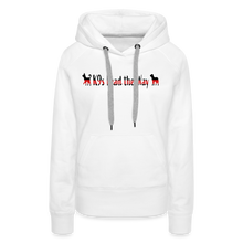 Load image into Gallery viewer, K9s Lead the Way - Fire - Women’s Premium Hoodie - white
