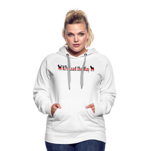 Load image into Gallery viewer, K9s Lead the Way - Fire - Women’s Premium Hoodie - white
