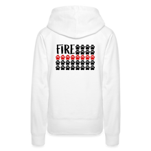 Load image into Gallery viewer, K9s Lead the Way - Fire - Women’s Premium Hoodie - white
