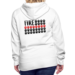 K9s Lead the Way - Fire - Women’s Premium Hoodie - white