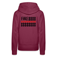 Load image into Gallery viewer, K9s Lead the Way - Fire - Women’s Premium Hoodie - burgundy
