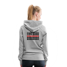 Load image into Gallery viewer, K9s Lead the Way - Fire - Women’s Premium Hoodie - heather grey
