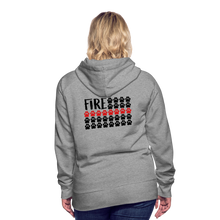 Load image into Gallery viewer, K9s Lead the Way - Fire - Women’s Premium Hoodie - heather grey
