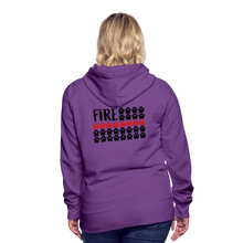 Load image into Gallery viewer, K9s Lead the Way - Fire - Women’s Premium Hoodie - purple
