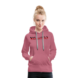 K9s Lead the Way - Fire - Women’s Premium Hoodie - mauve