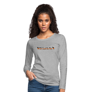 K9s Lead the Way - SAR - Women's Premium Long Sleeve T-Shirt - heather gray