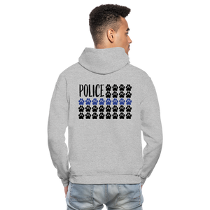 K9s Lead the Way - Police - Gildan Heavy Blend Adult Hoodie - heather gray