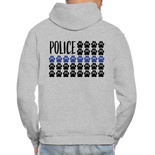 Load image into Gallery viewer, K9s Lead the Way - Police - Gildan Heavy Blend Adult Hoodie - heather gray
