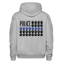 Load image into Gallery viewer, K9s Lead the Way - Police - Gildan Heavy Blend Adult Hoodie - heather gray
