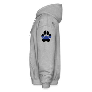 K9s Lead the Way - Police - Gildan Heavy Blend Adult Hoodie - heather gray