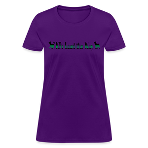 K9s Lead the Way - Military - Women's T-Shirt - purple