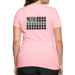 K9s Lead the Way - Military - Women's T-Shirt - pink