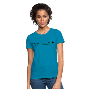 K9s Lead the Way - Military - Women's T-Shirt - turquoise